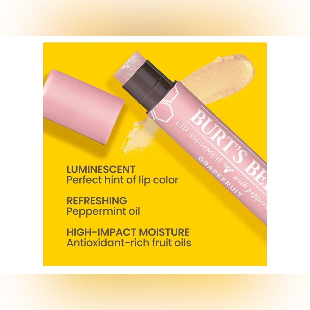 Burt's Bees Shimmer Lip Tint Set of 4 - Picture 2 of 2